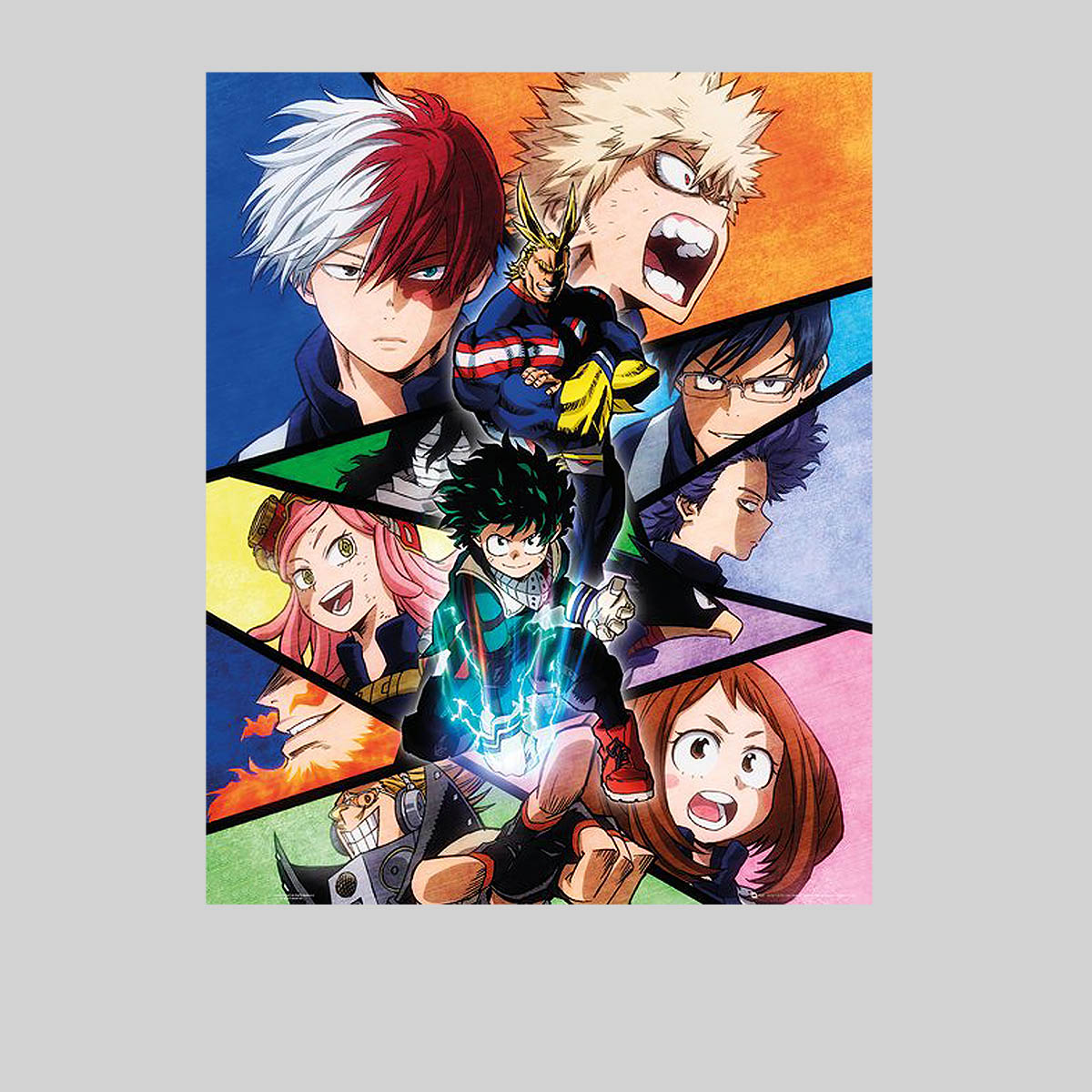 My Hero Academia Characters Graphic Art Anime Manga T-shirt for Kids
