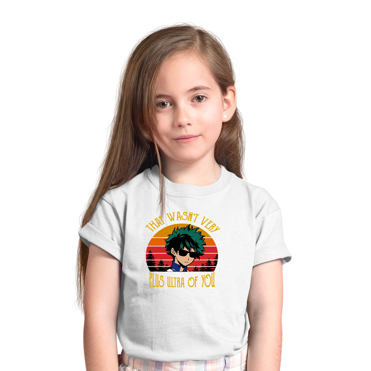 My Hero Academia Izuku Midoriya That Wasn Very Plus Ultra Of You Anime Manga White T-shirt for Kids