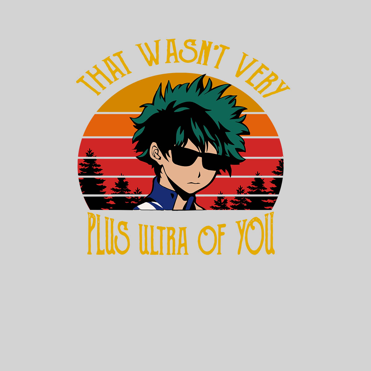 My Hero Academia Izuku Midoriya That Wasn Very Plus Ultra Of You Anime Manga T-shirt for Kids