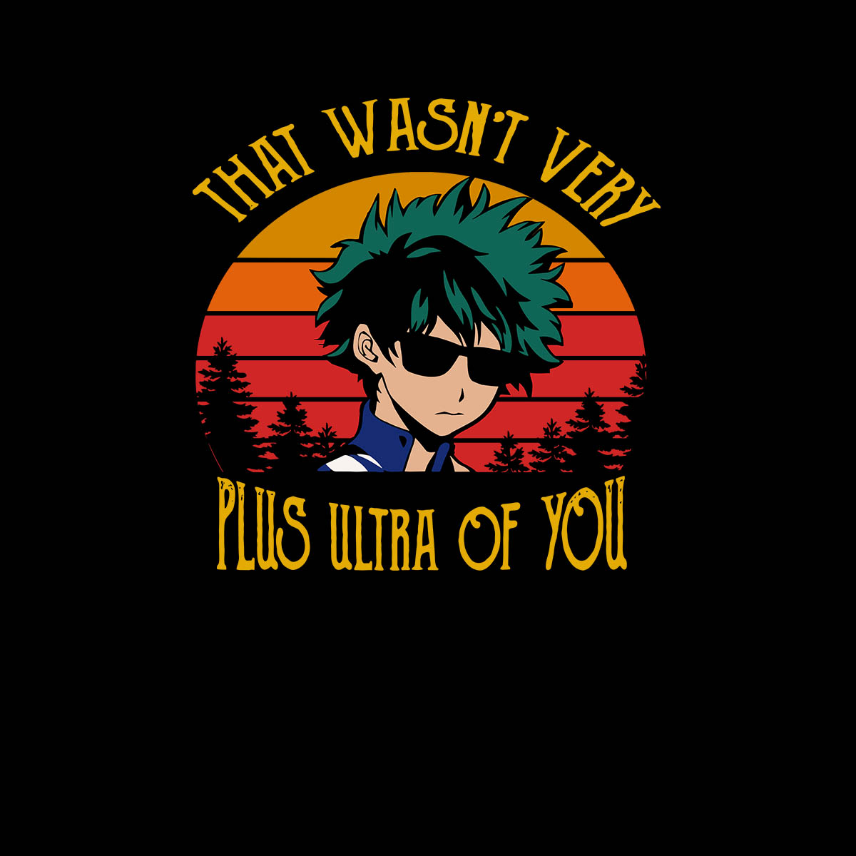 My Hero Academia Izuku Midoriya That Wasn Very Plus Ultra Of You Anime Manga T-shirt for Kids