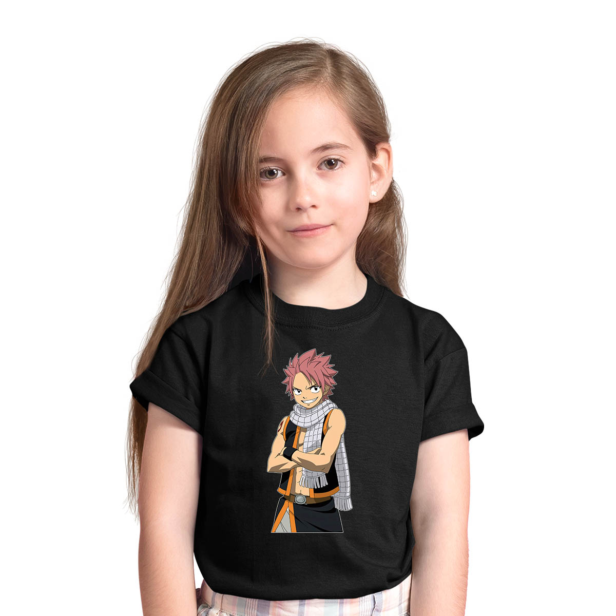  The Nine-Tailed Demon Fox Naruto And Kurama  Anime Manga Black  T-shirt for Kids