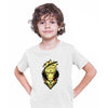 Naruto And Kurama The Nine-Tailed Demon Fox Anime Manga White T-shirt for Kids