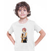  The Nine-Tailed Demon Fox Naruto And Kurama  Anime Manga White T-shirt for Kids