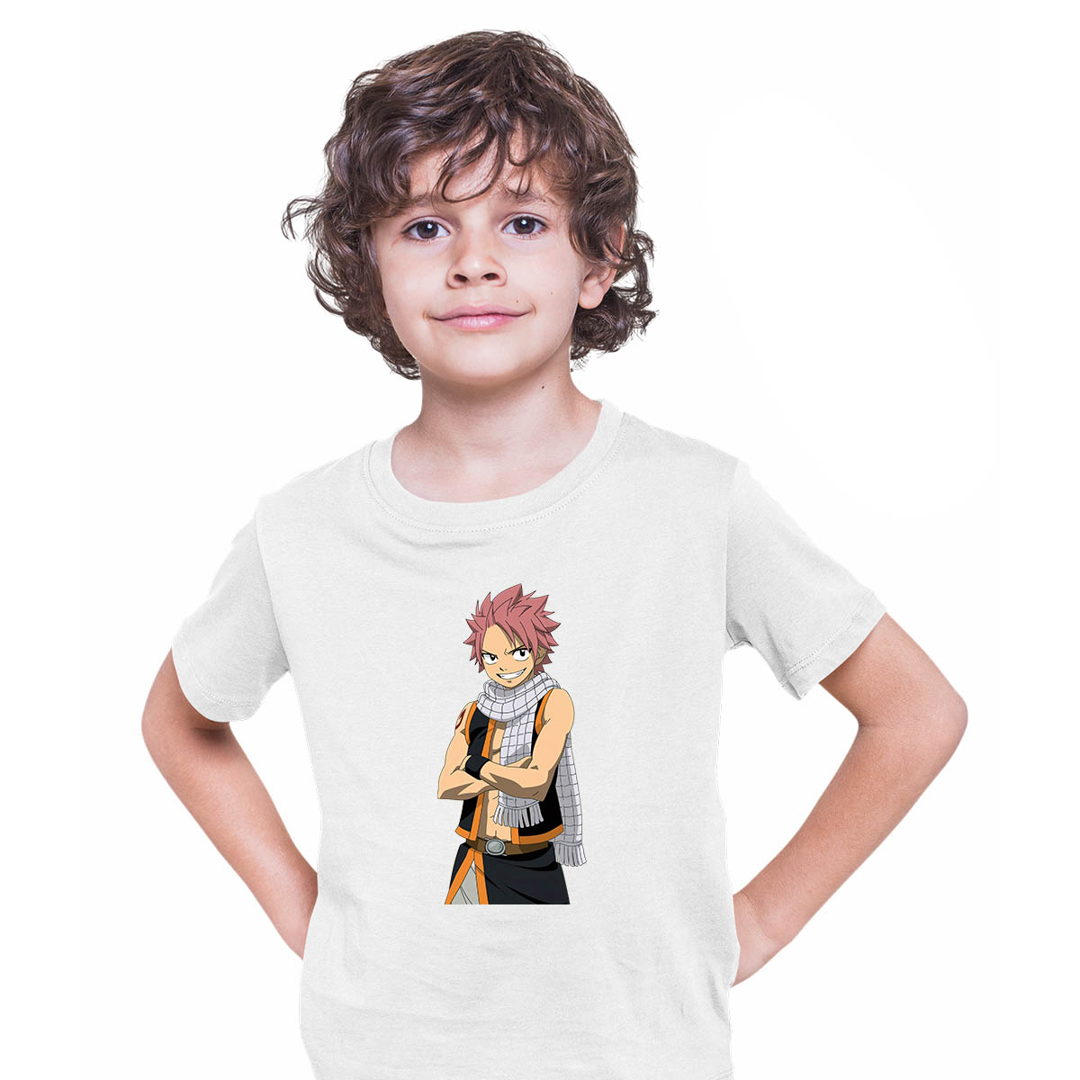  The Nine-Tailed Demon Fox Naruto And Kurama  Anime Manga White T-shirt for Kids