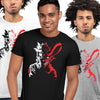 Naruto X Kurama Fox Soul Anime Akatsuki Naruto Kurama Itachi Nine Tail Fox Adult Unisex T-shirt
