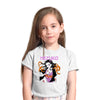 Nezuko Kamado Kimetsu No Yaiba Demon Slayer Gift Anime Manga White T-shirt for Kids