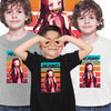 Nezuko Kimetsu No Yaiba Demon Slayer Vintage Anime T-shirt for Kids