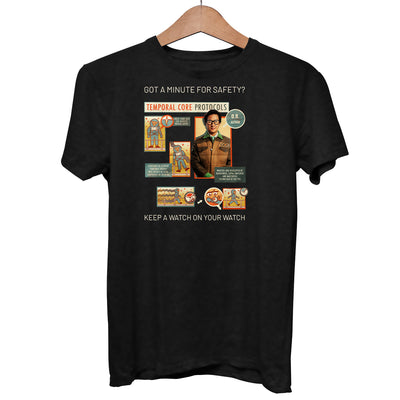 OB Loki 2 Ouroboros TVA agent and technician Safety protocole Black Adult T-Shirt