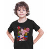 One Piece Fist Luffy One Piece Monkey D. Luffy Anime Manga Black T-shirt for Kids