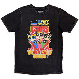 Cartoon Network® - Power Puff Girls Unisex Stone Wash T-Shirt: Are You Puff Enough?