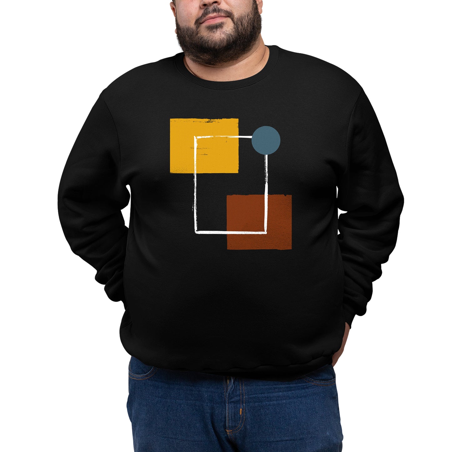 Abstract Art Squares Sweatshirt