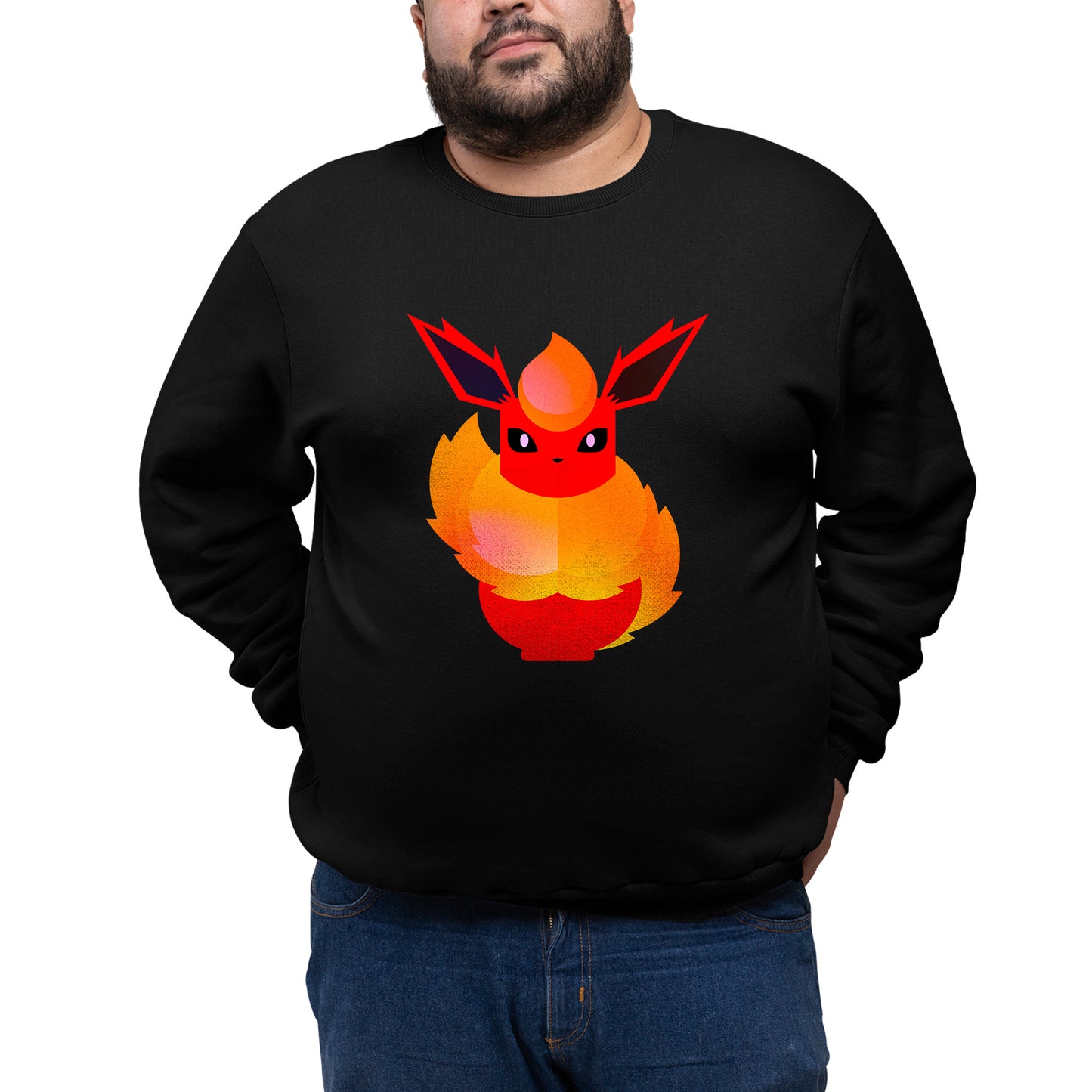 Flareon Pokemon Stylised Sweatshirt