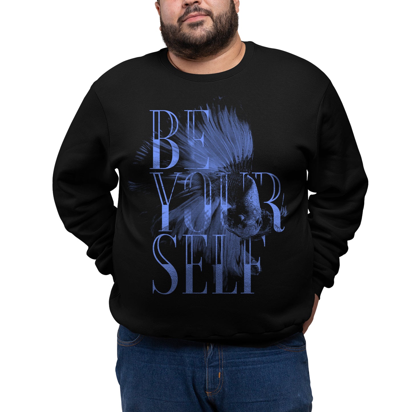 Be Your Self Fish Sweatshirt