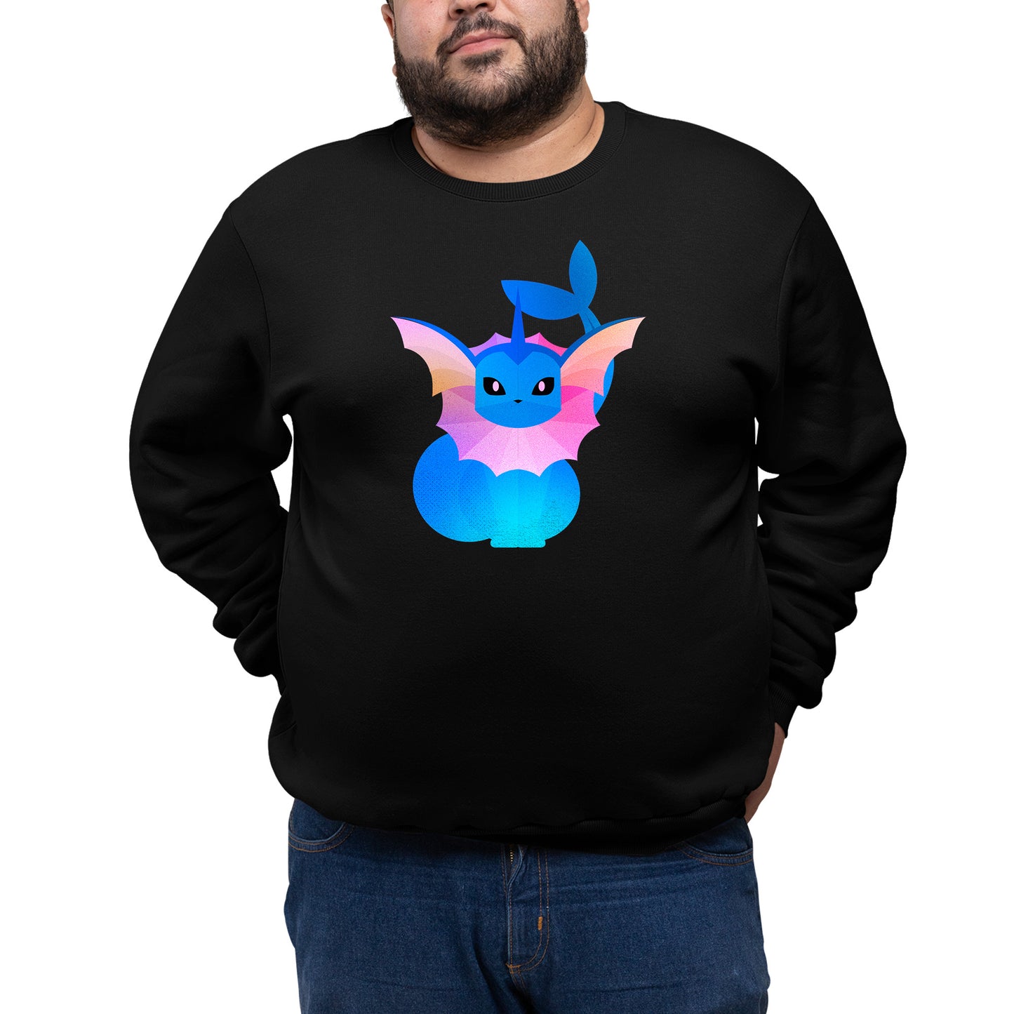 Vaporeon Pokemon Stylised Sweatshirt