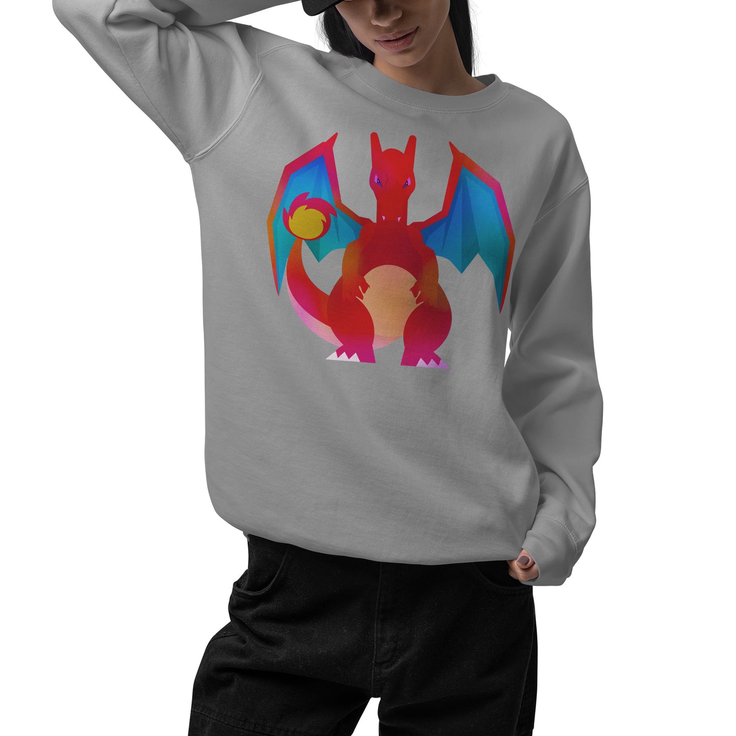 Charizard Pokemon Stylised Sweatshirt