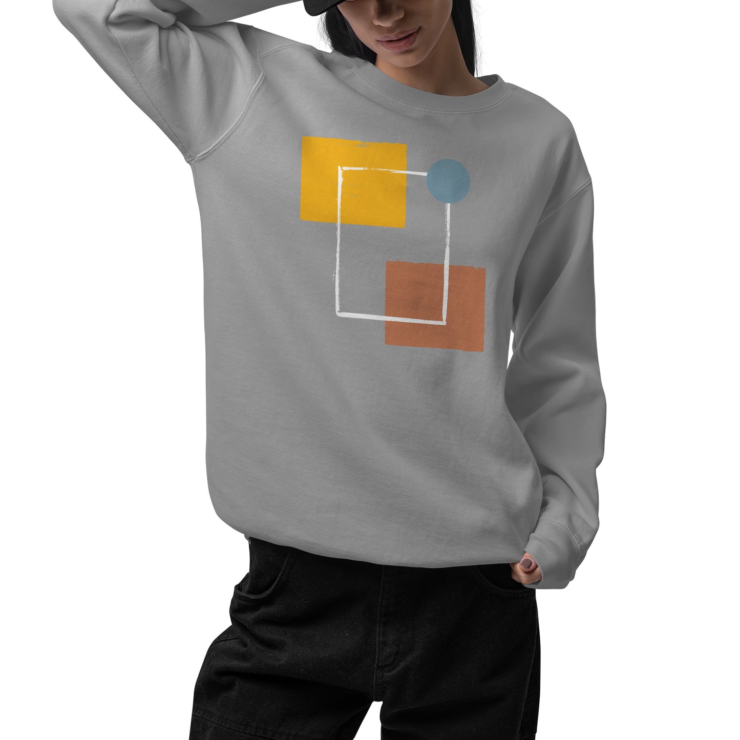 Abstract Art Squares Sweatshirt