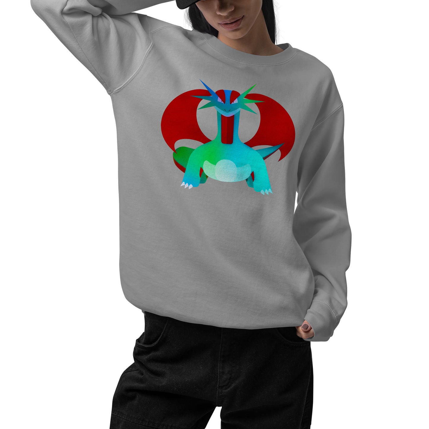 Salamence Pokemon Stylised Sweatshirt