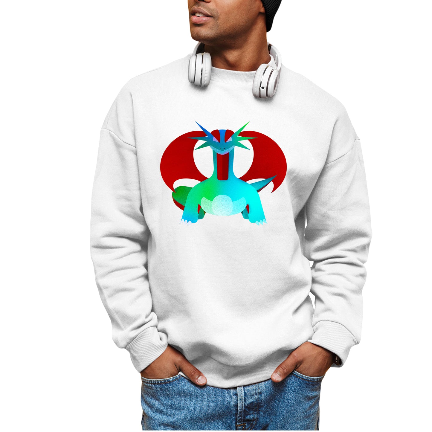 Salamence Pokemon Stylised Sweatshirt