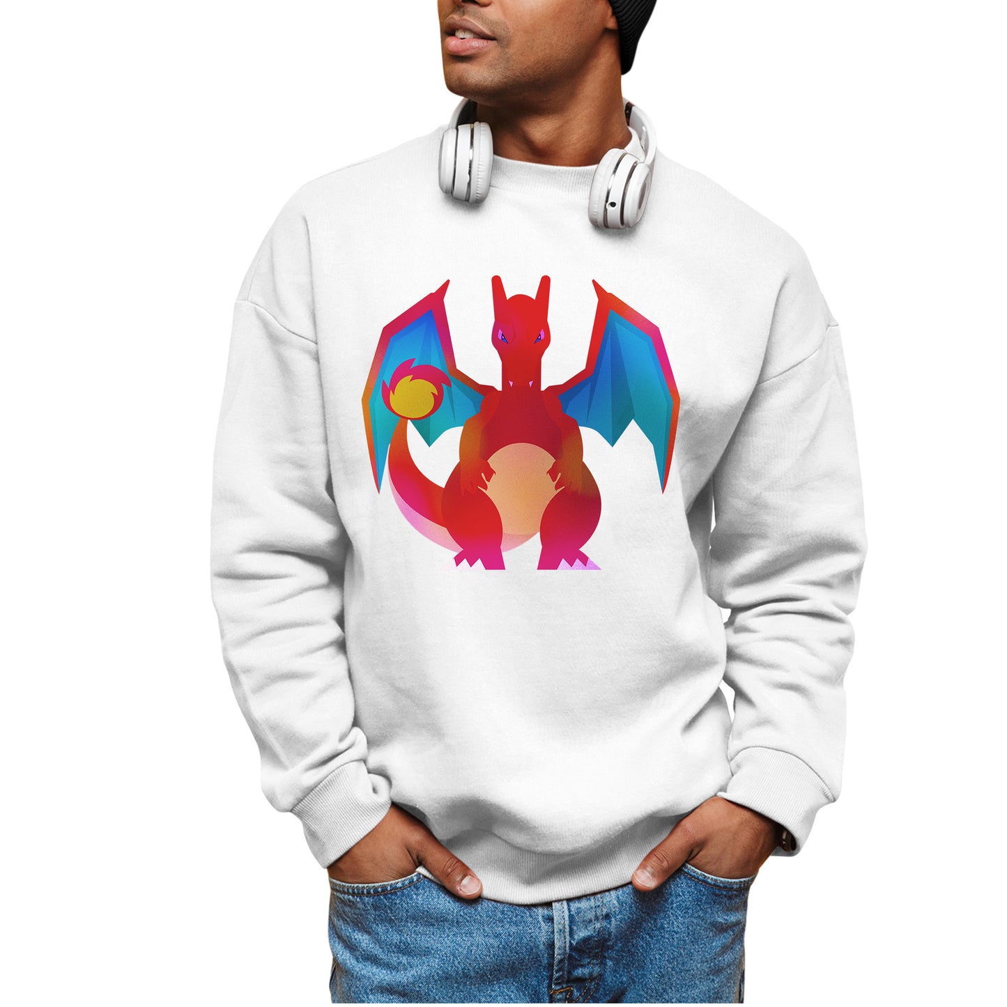 Charizard Pokemon Stylised Sweatshirt