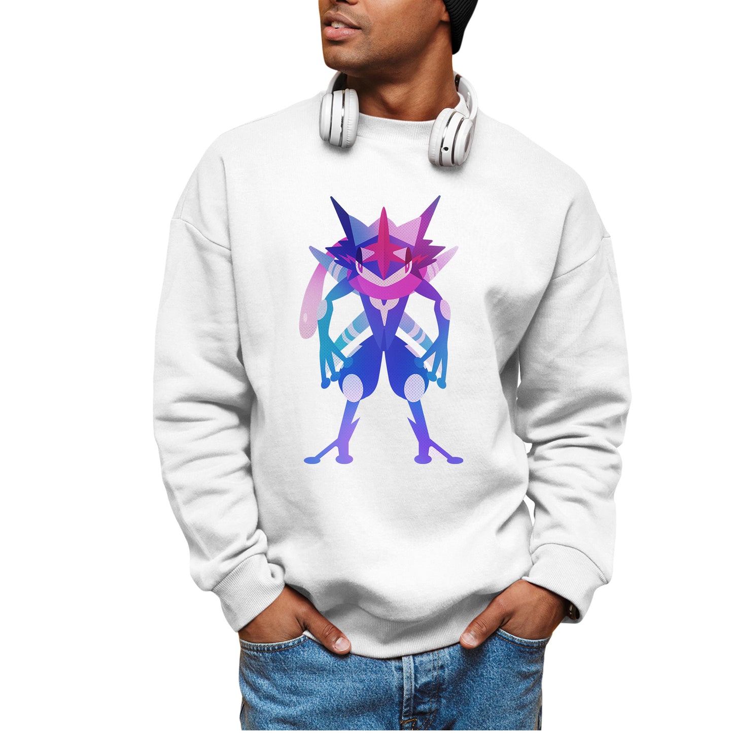 Greninja Pokemon Stylised Sweatshirt