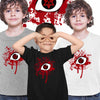 Sasuke Uchiha Eyes Blood Naruto Japanese Anime Manga T-shirt for Kids