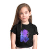Satoru Gojo Graphic Art Jujutsu Kaisen Anime Manga Black T-shirt for Kids