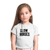 Slow Horses White t-Shirt for Kids