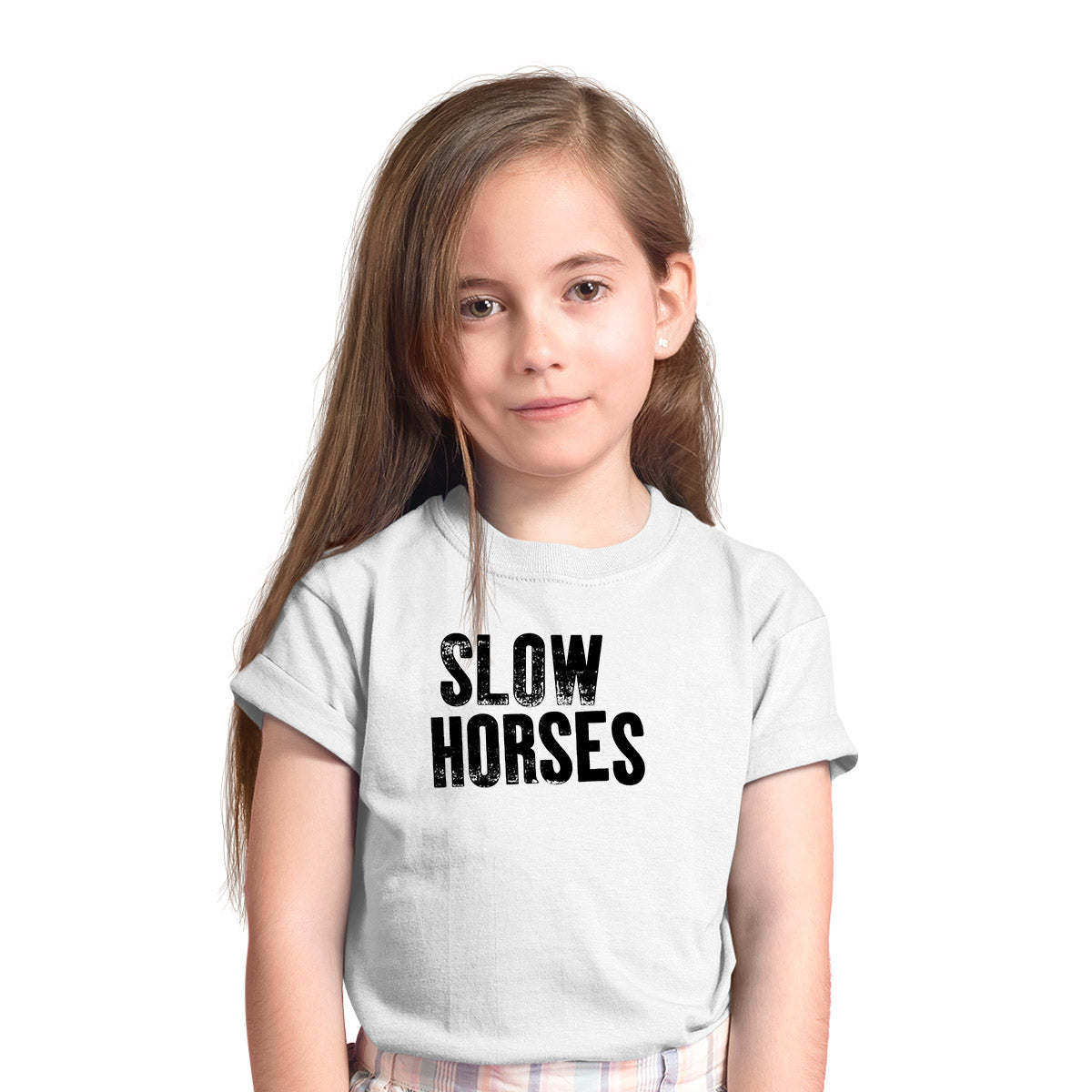 Slow Horses White t-Shirt for Kids