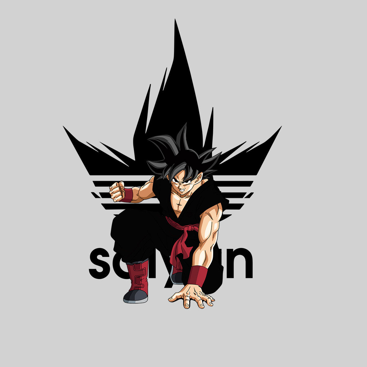 Son Goku Dragon Ball Super Adidas Saiyan Japanese Anime Adult Unisex T-shirt