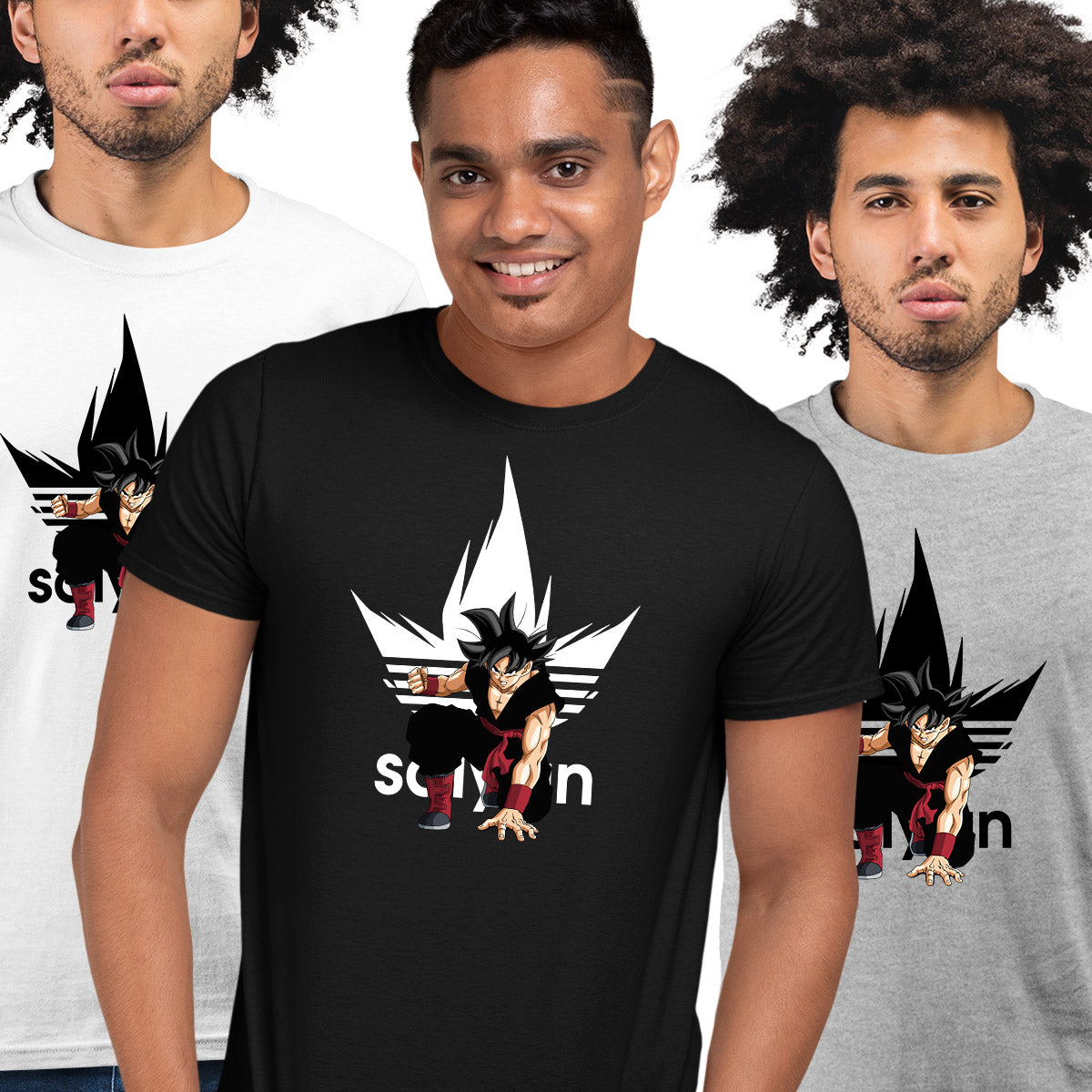 Son Goku Dragon Ball Super Adidas Saiyan Japanese Anime Adult Unisex T-shirt