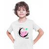 Space Axolotl Kawaii Pastel Goth Comic Japan Anime Manga White T-shirt for Kids