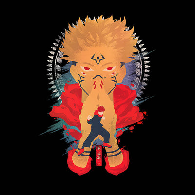 Sukuna Yuji Itadori Graphic Art Jujutsu Kaisen Manga Anime Adult Unisex T-shirt