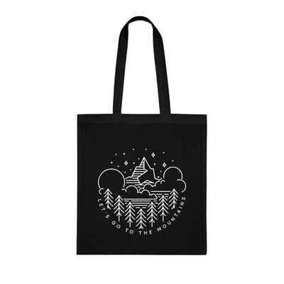 Let's Go To The Mountains Tote Bag