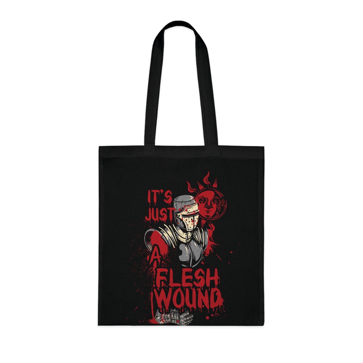 It's Just A Flesh Wound Monty Python Stylised Tote Bag