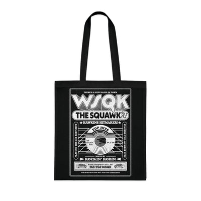 WSQK The Squawk Stranger Things tote Bag