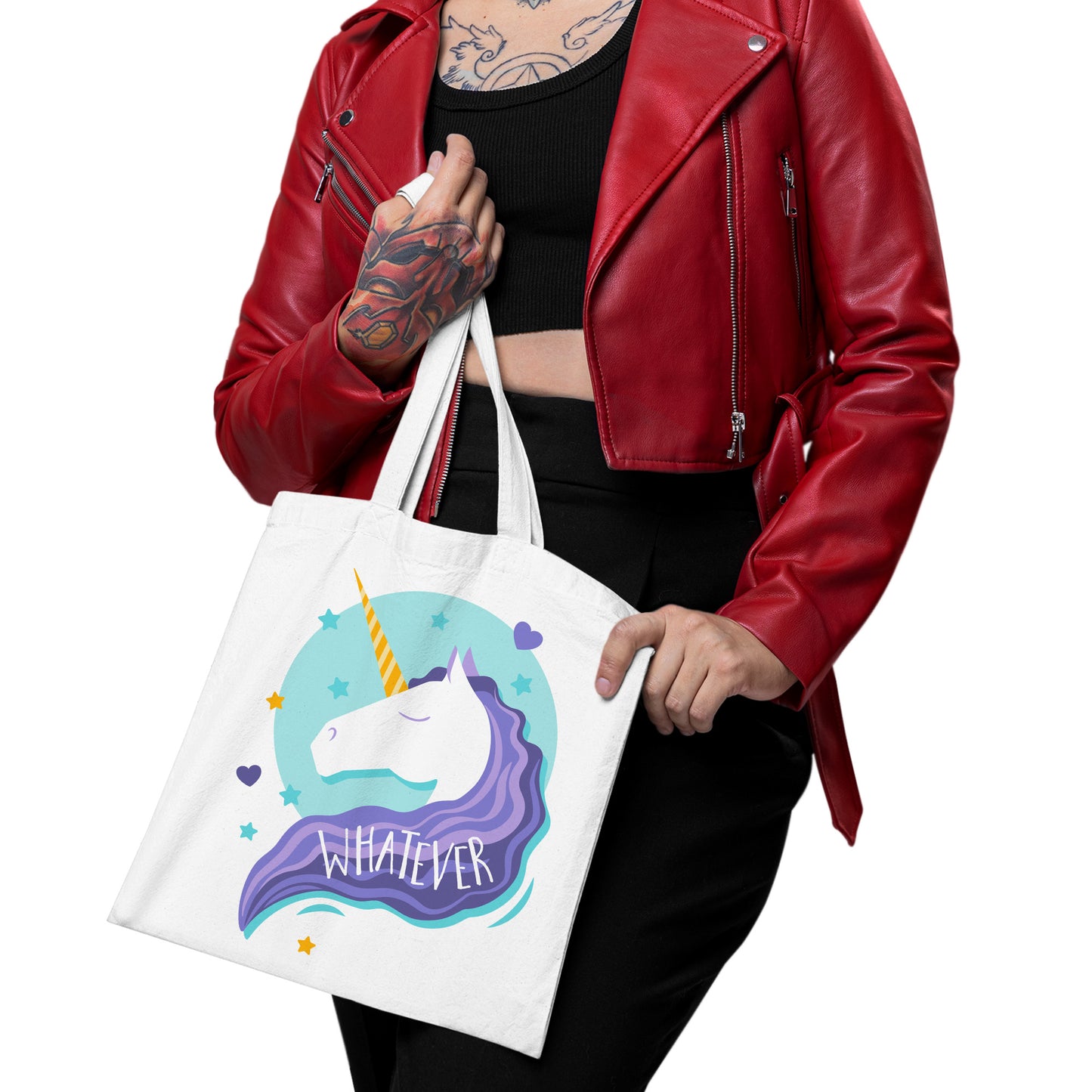 Whatever Unicorn Cute Tote Bag