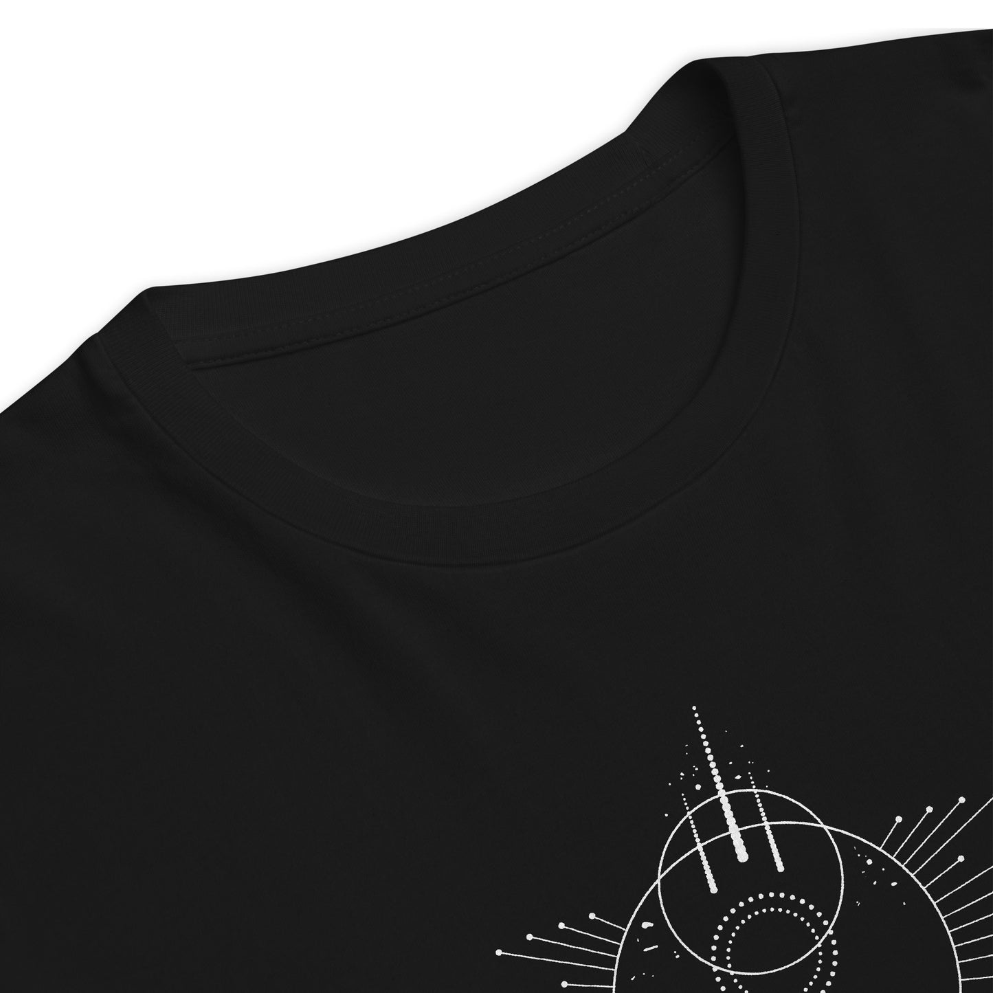 Surreal Moth Faces and Planets Unisex T-shirt