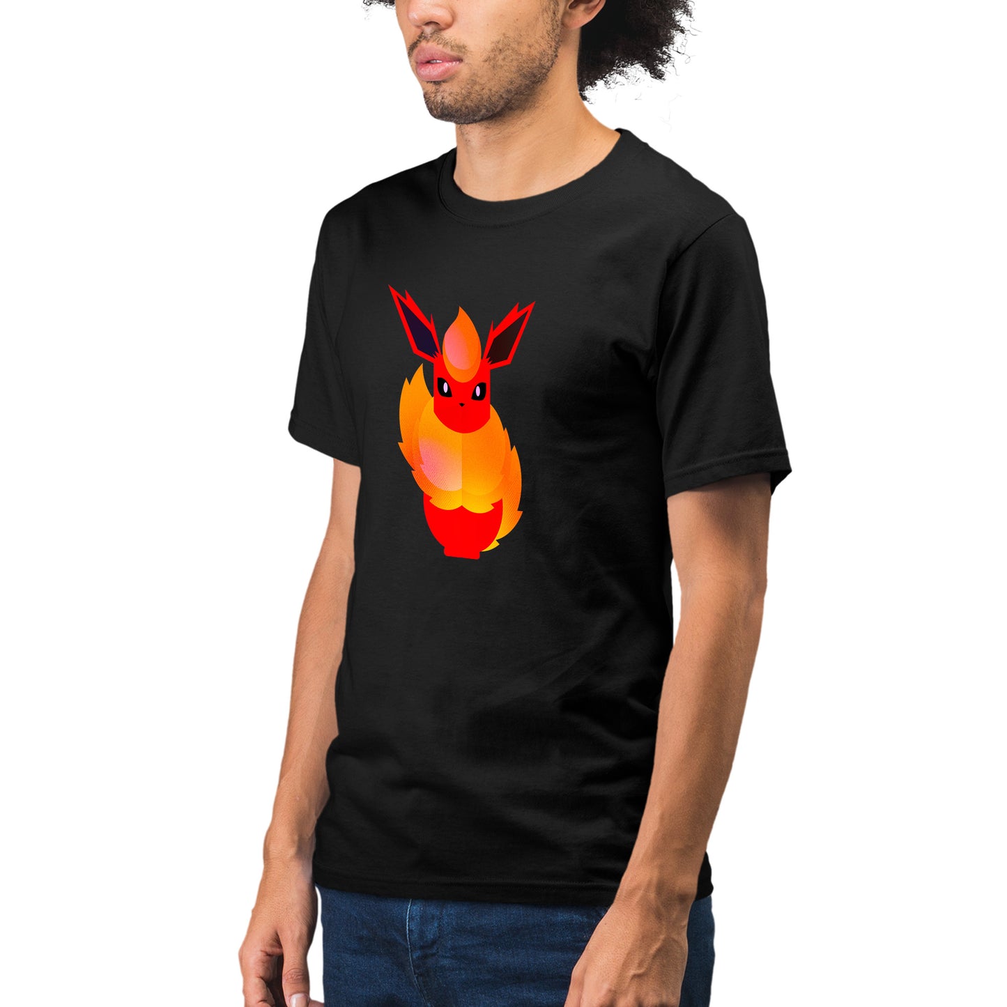 Flareon Pokemon Stylised Unisex T-shirt