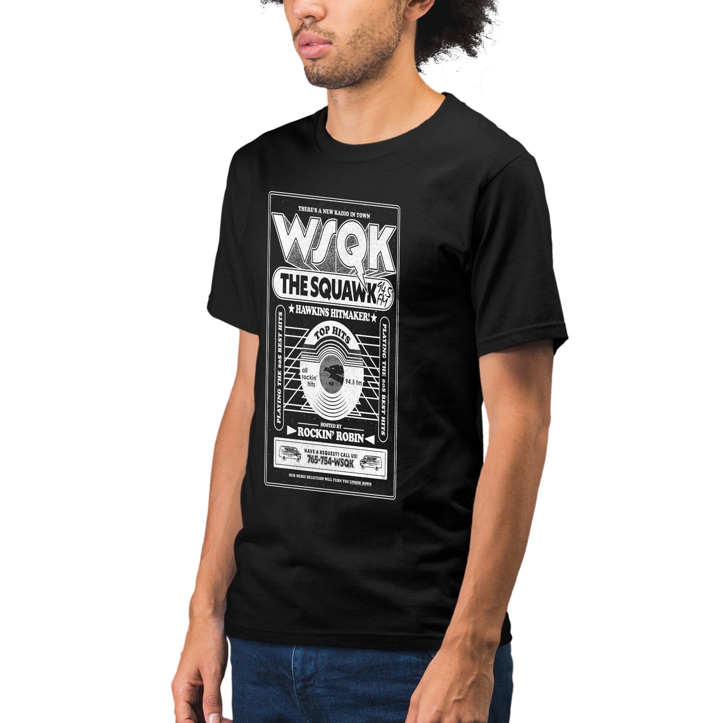WSQK The Squawk Stranger Things Unisex T-shirt