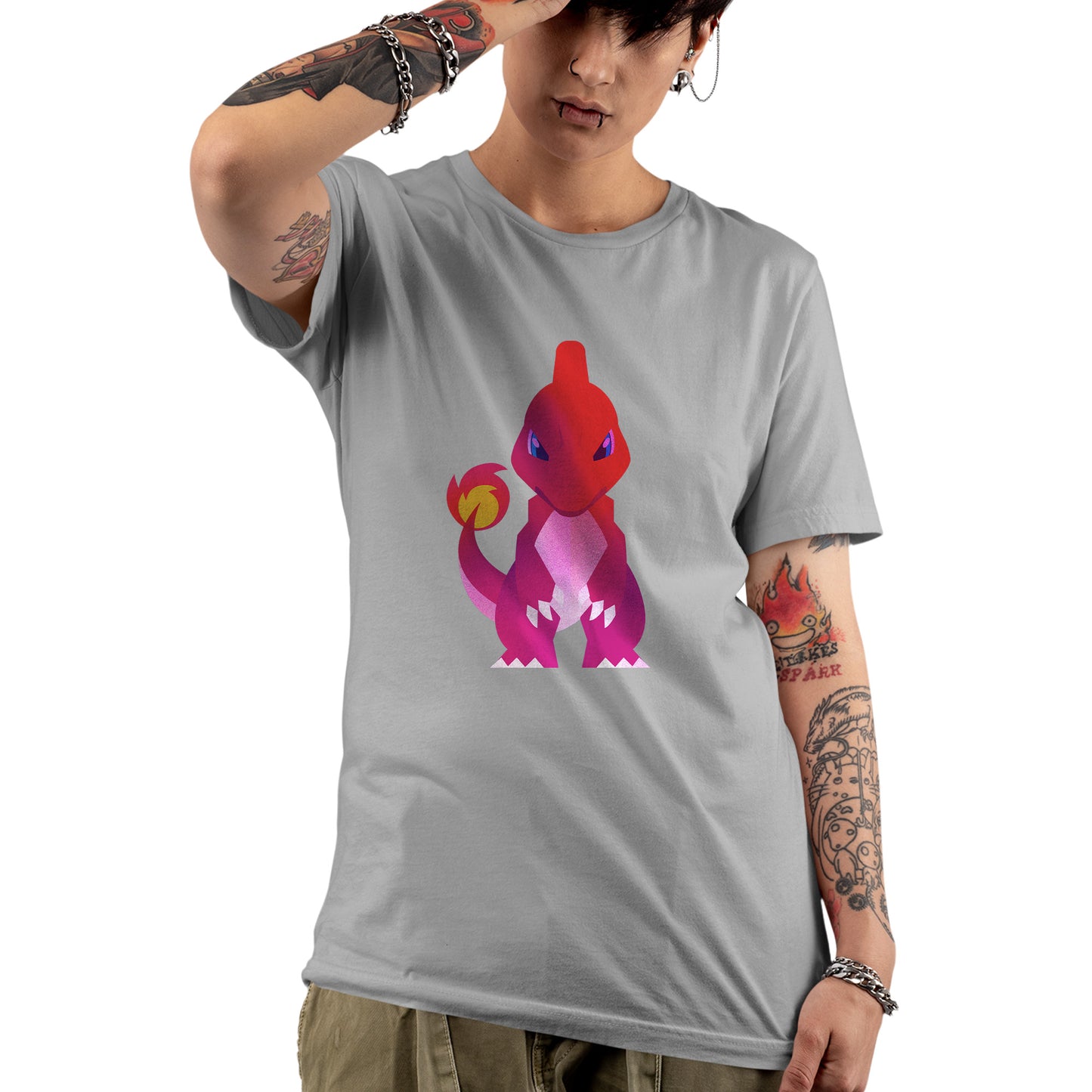Charmeleon Pokemon Stylised Unisex T-shirt