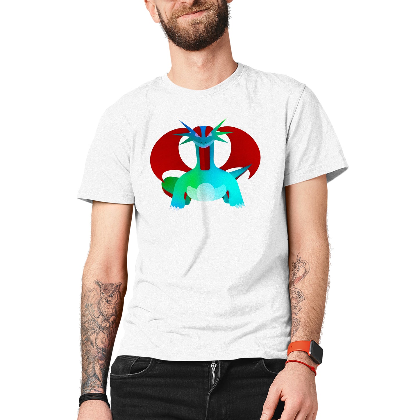 Salamence Pokemon Stylised Unisex T-shirt