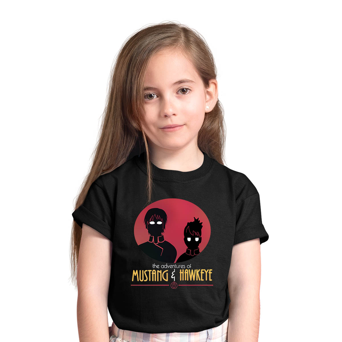 The Adventures Of Mustang And Hawkeye Manga Fullmetal Alchemist Manga Anime Black T-shirt for Kids