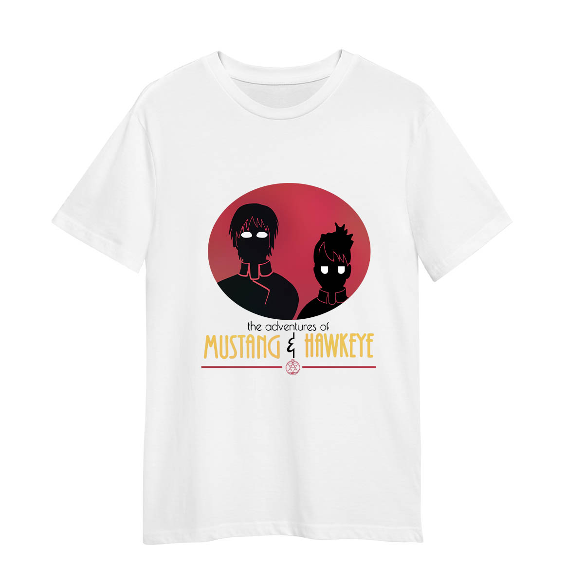 The Adventures Of Mustang And Hawkeye Manga Fullmetal Alchemist Adult Unisex White T-shirt