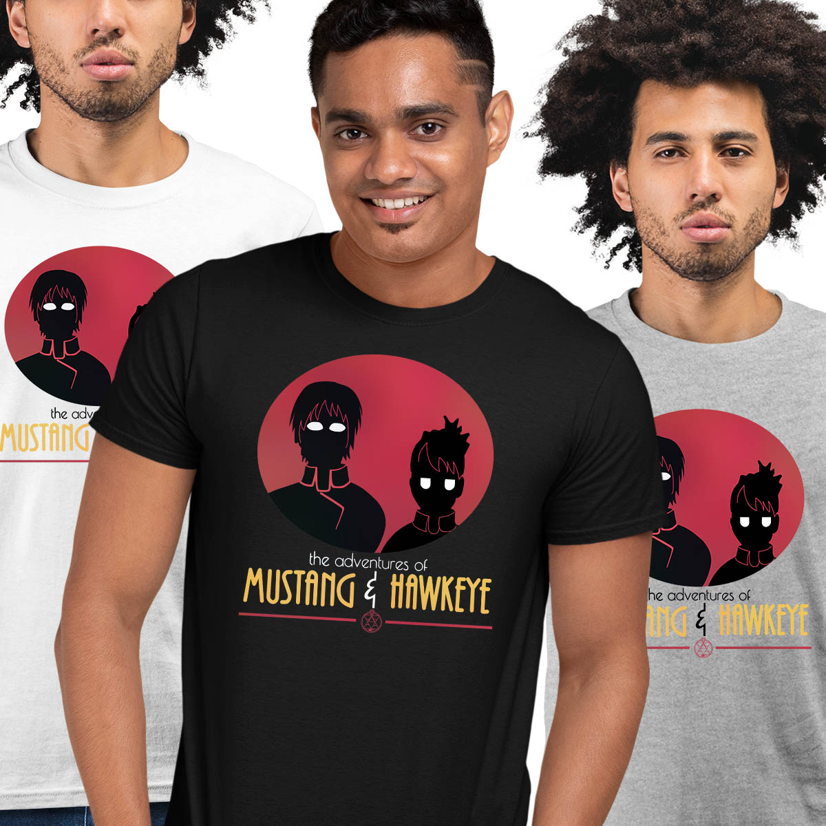 The Adventures Of Mustang And Hawkeye Manga Fullmetal Alchemist Adult Unisex T-shirt