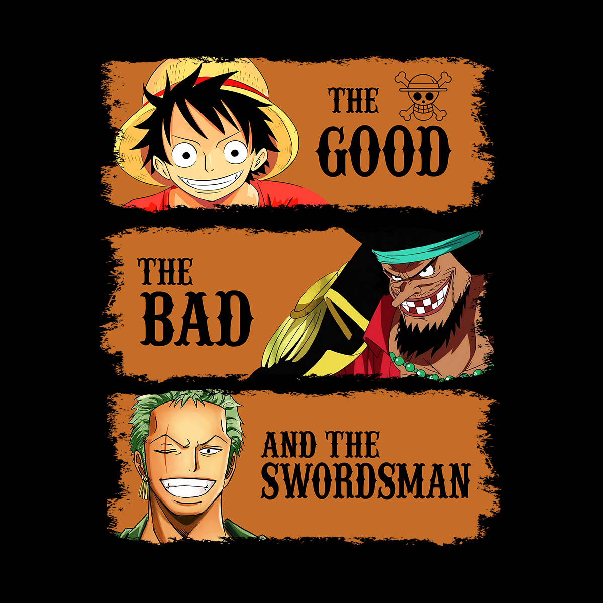  Zoro Luffy Marshall D Teach One Piece Adult Unisex T-shirt