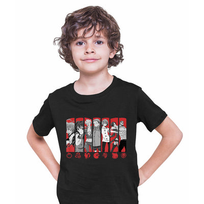 The Seven Deadly Sins Japanese Anime Manga Black T-shirt for Kids