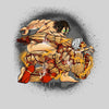 Titan Punch AOT Attack on Titan  Japanese Anime Manga T-shirt for Kids