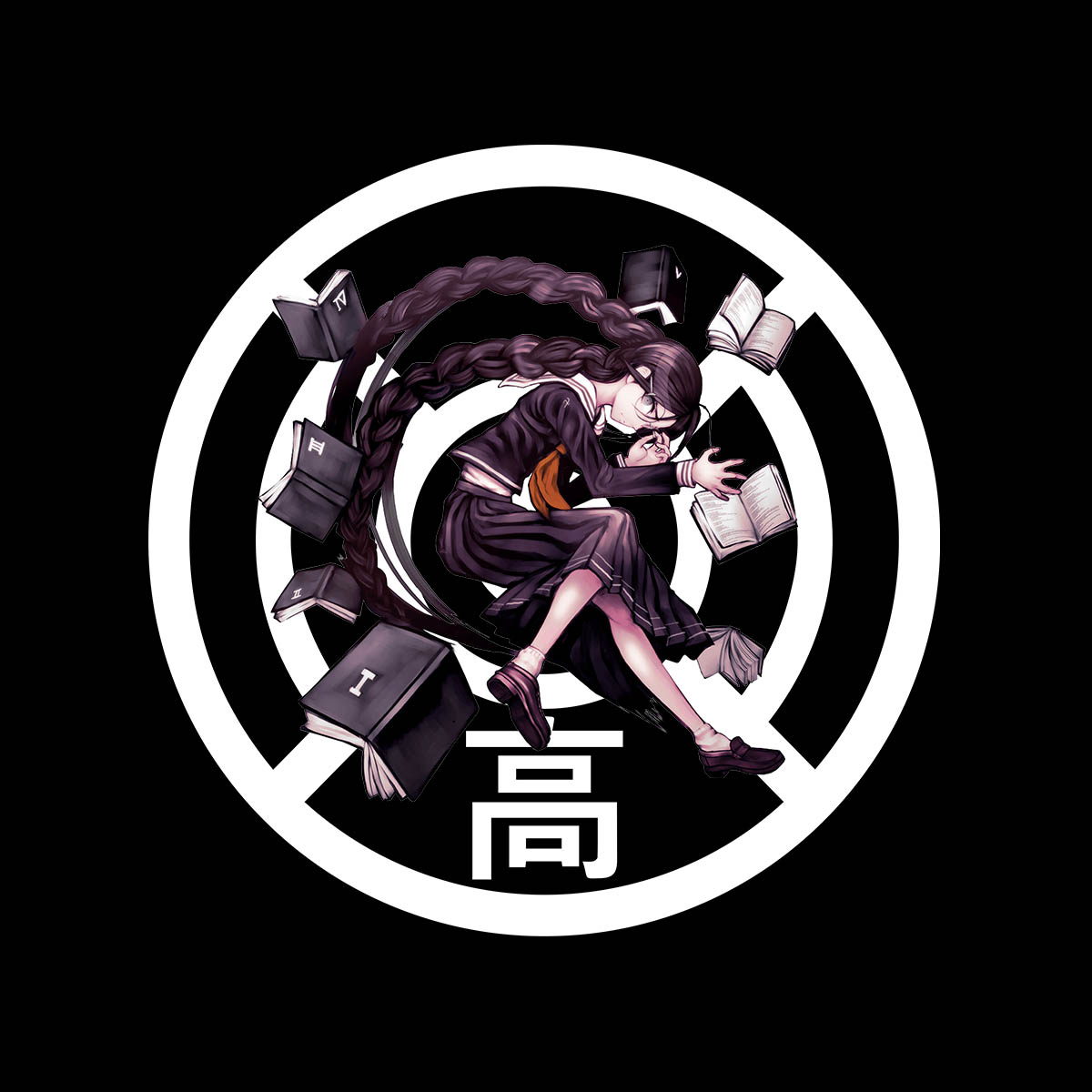 Toko Fukawa Danganronpa Anime Japan Adult Unisex T-shirt