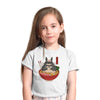 Totoro In The Ramen Bowl Cartoon My Neighbor Totoro Anime Manga White T-shirt for Kids