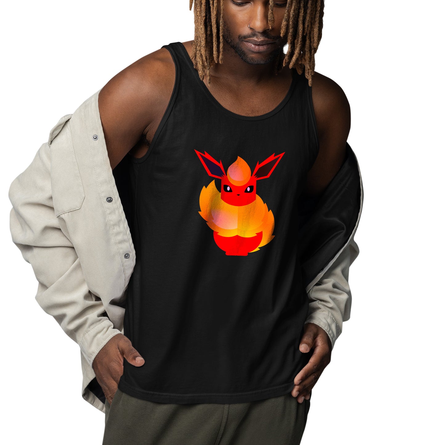 Flareon Pokemon Stylised Vest
